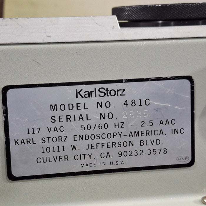 Karl Storz 481C Miniature Light Source