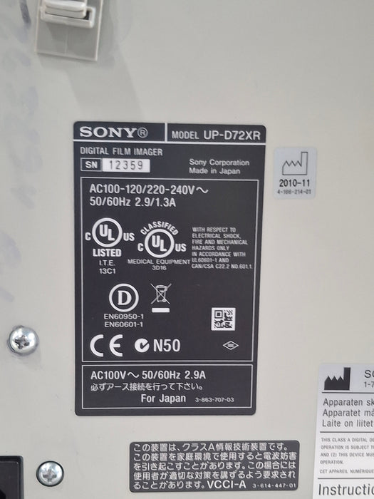 Sony UP-D72XR Digital Film Imager