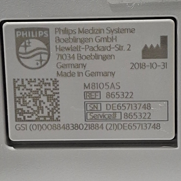 Philips IntelliVue MP5SC Fast SpO2, NIBP Spot Check Monitor