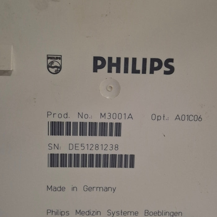 Philips M3001A-A01C06 Fast SpO2, NIBP, ECG, Temp, IBP MMS Module