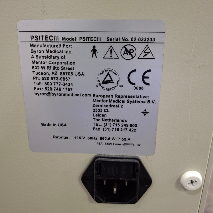 Byron Medical, Inc. Medical PSI-TEC III Peristaltic Infiltrator