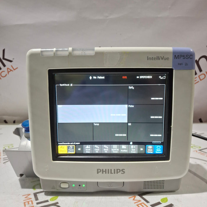 Philips IntelliVue MP5SC Fast SpO2, NIBP Spot Check Monitor