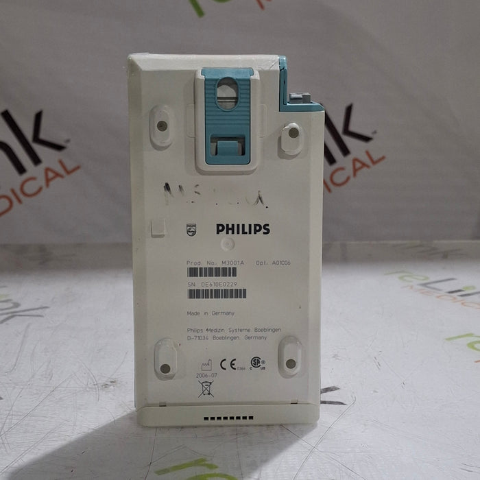 Philips M3001A-A01C06 Fast SpO2, NIBP, ECG, Temp, IBP MMS Module