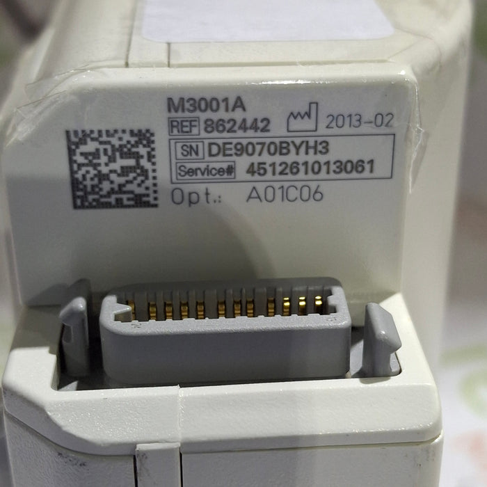 Philips M3001A-A01C06 Fast SpO2, NIBP, ECG, Temp, IBP MMS Module