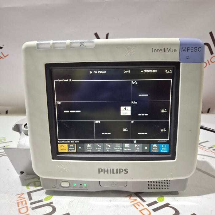 Philips IntelliVue MP5SC Fast SpO2, NIBP Spot Check Monitor