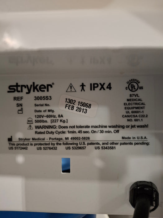 Stryker Secure III 3005 Hospital Bed