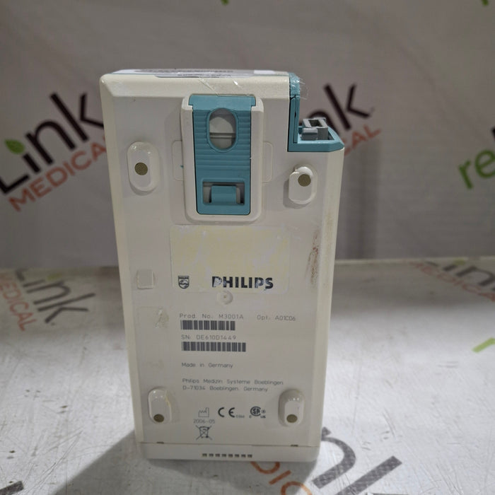 Philips M3001A-A01C06 Fast SpO2, NIBP, ECG, Temp, IBP MMS Module