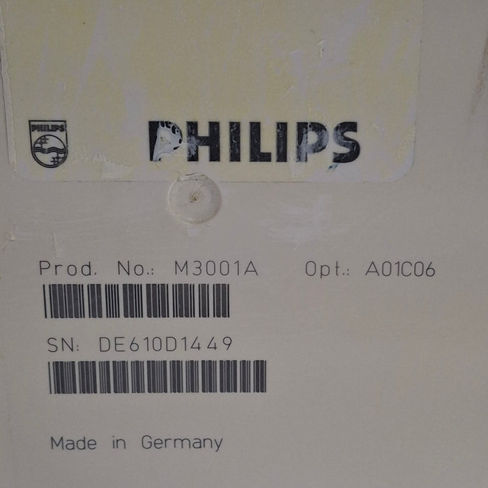 Philips M3001A-A01C06 Fast SpO2, NIBP, ECG, Temp, IBP MMS Module