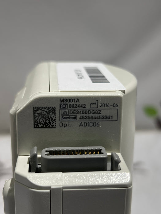 Philips M3001A-A01C06 Fast SpO2, NIBP, ECG, Temp, IBP MMS Module
