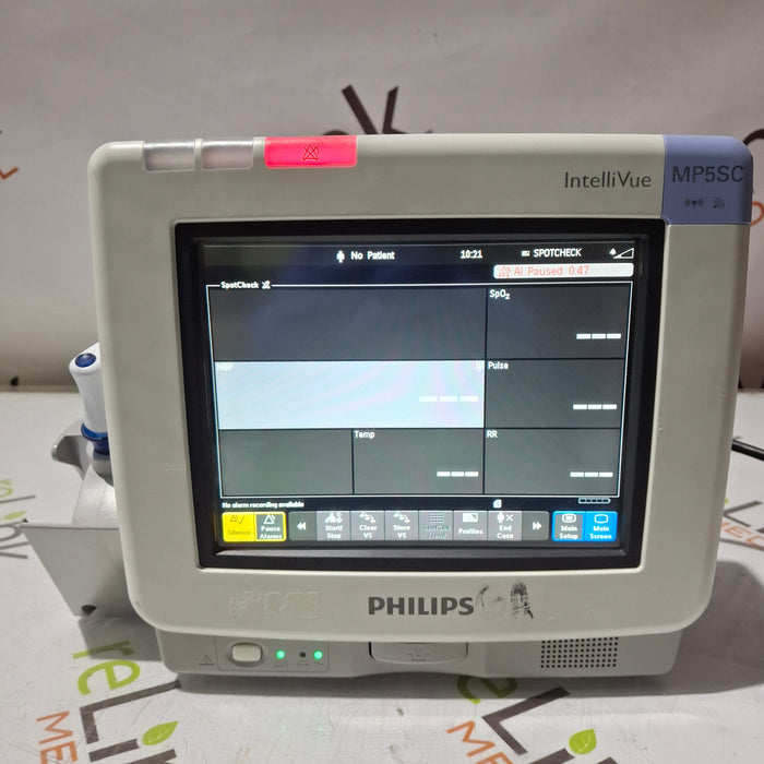 Philips IntelliVue MP5SC Fast SpO2, NIBP Spot Check Monitor