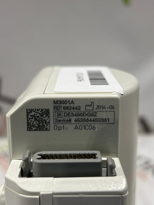 Philips M3001A-A01C06 Fast SpO2, NIBP, ECG, Temp, IBP MMS Module