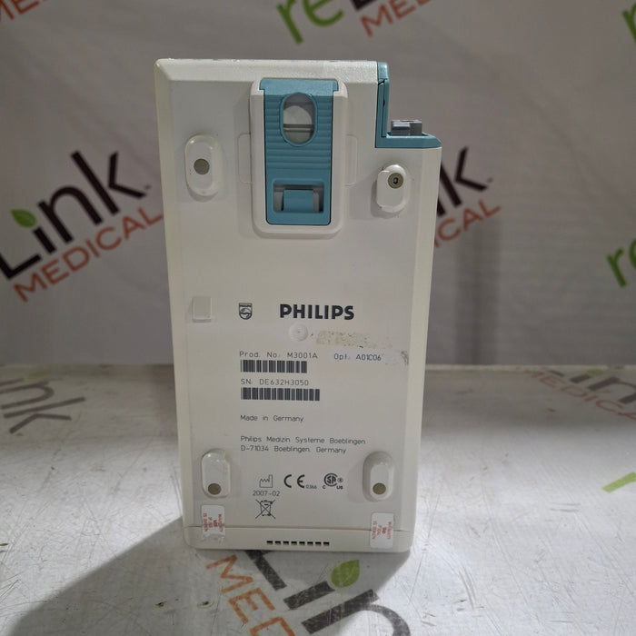 Philips M3001A-A01C06 Fast SpO2, NIBP, ECG, Temp, IBP MMS Module