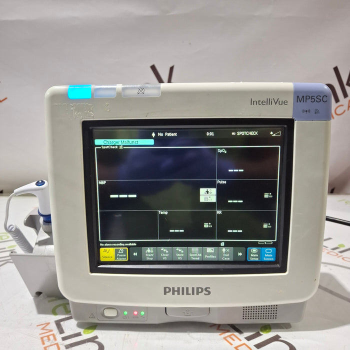 Philips IntelliVue MP5SC Fast SpO2, NIBP Spot Check Monitor
