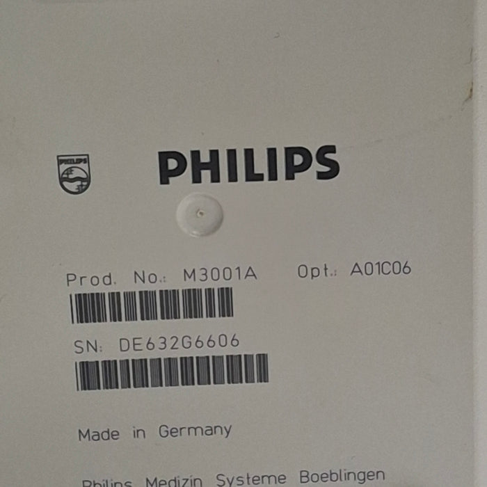 Philips M3001A-A01C06 Fast SpO2, NIBP, ECG, Temp, IBP MMS Module