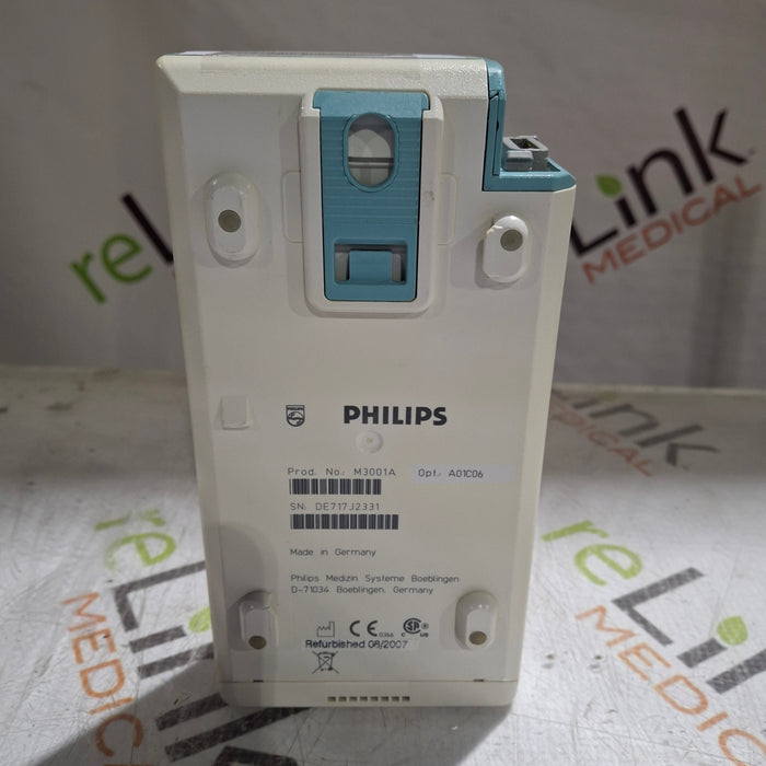 Philips M3001A-A01C06 Fast SpO2, NIBP, ECG, Temp, IBP MMS Module