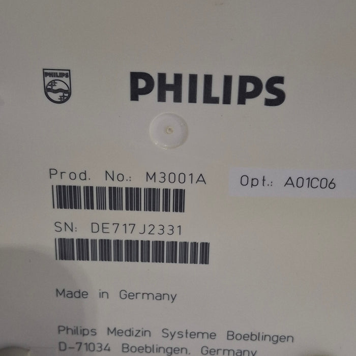 Philips M3001A-A01C06 Fast SpO2, NIBP, ECG, Temp, IBP MMS Module