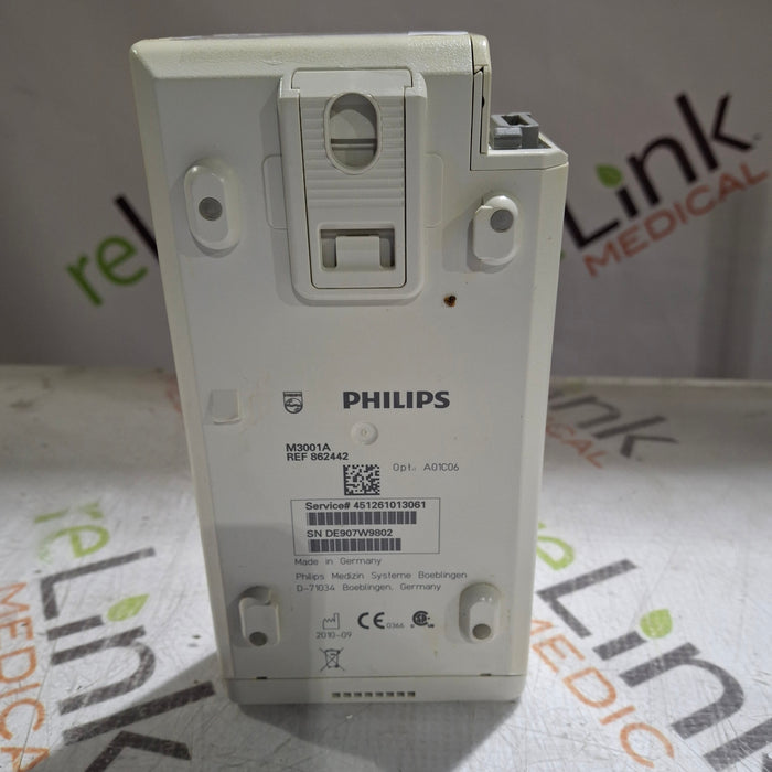 Philips M3001A-A01C06 Fast SpO2, NIBP, ECG, Temp, IBP MMS Module
