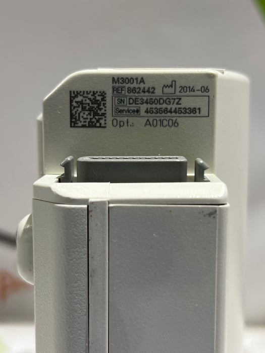 Philips M3001A-A01C06 Fast SpO2, NIBP, ECG, Temp, IBP MMS Module