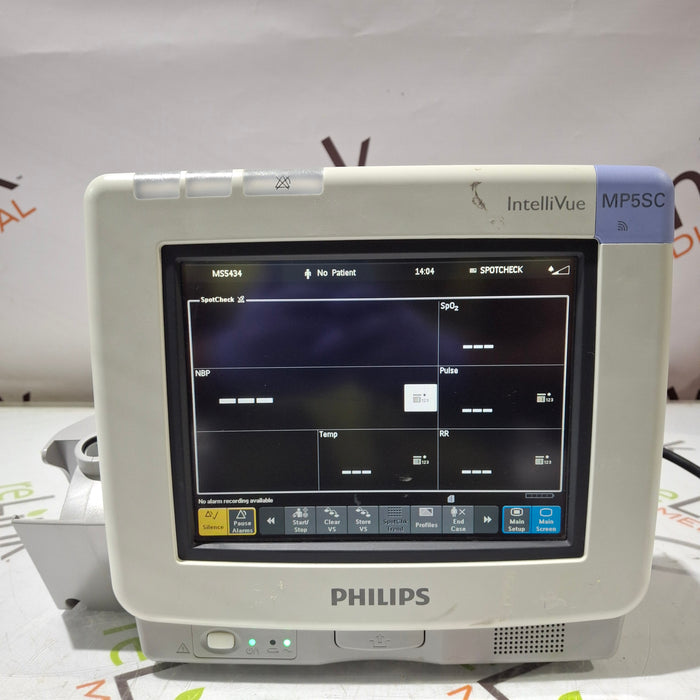 Philips IntelliVue MP5SC Fast SpO2, NIBP Spot Check Monitor