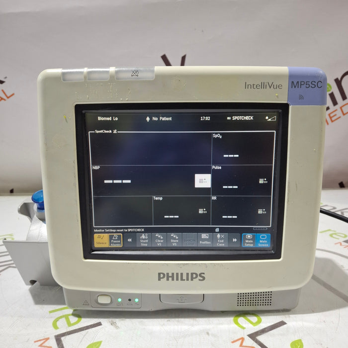Philips IntelliVue MP5SC Fast SpO2, NIBP Spot Check Monitor