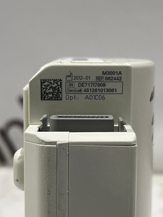 Philips M3001A-A01C06 Fast SpO2, NIBP, ECG, Temp, IBP MMS Module