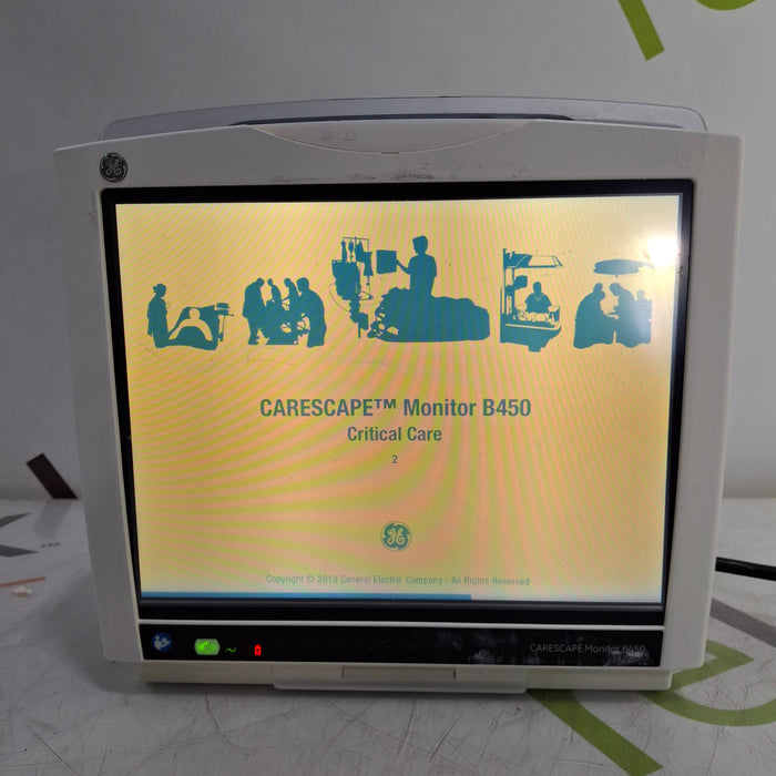 GE Healthcare Carescape B450 Critical Care Patient Monitor