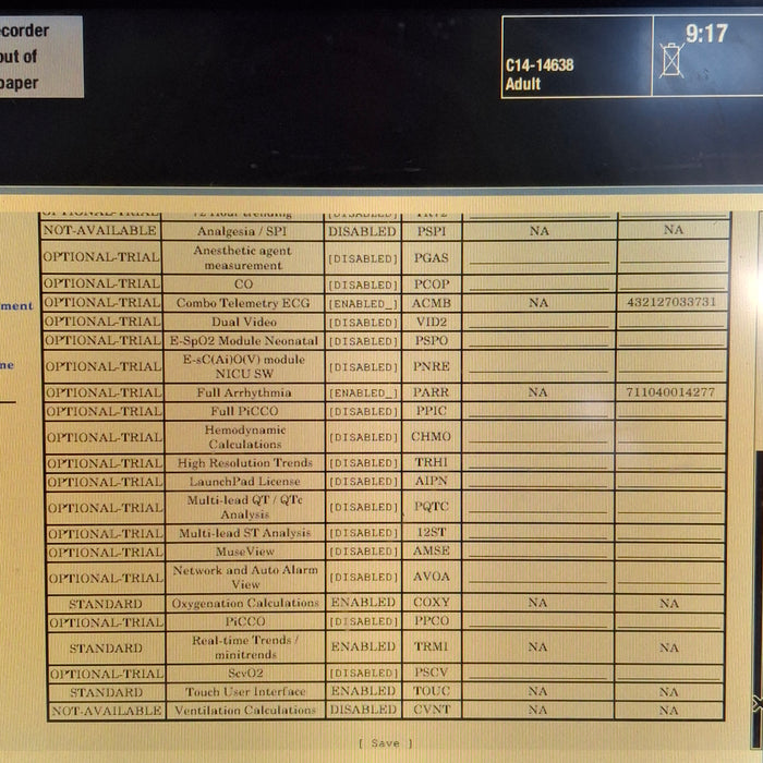 GE Healthcare Carescape B450 Critical Care Patient Monitor