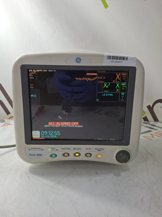 GE Healthcare Dash 4000 - GE/Nellcor SpO2 Patient Monitor