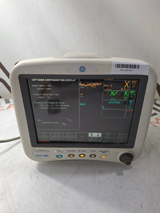 GE Healthcare Dash 4000 - GE/Nellcor SpO2 Patient Monitor