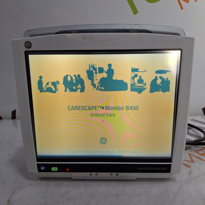 GE Healthcare Carescape B450 Critical Care Patient Monitor