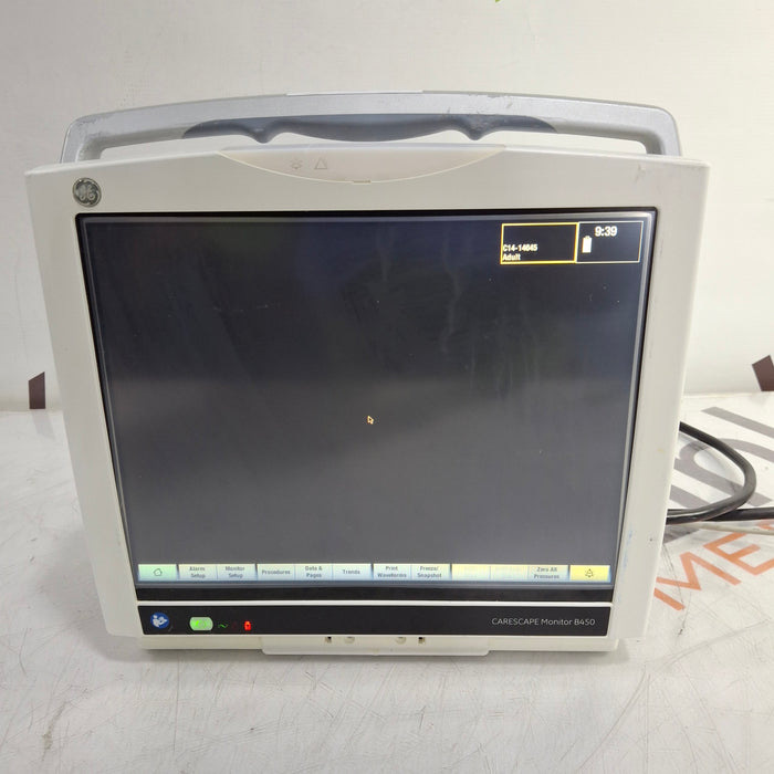 GE Healthcare Carescape B450 Critical Care Patient Monitor