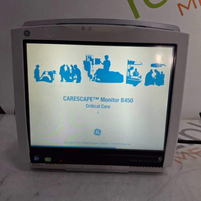 GE Healthcare Carescape B450 Critical Care Patient Monitor