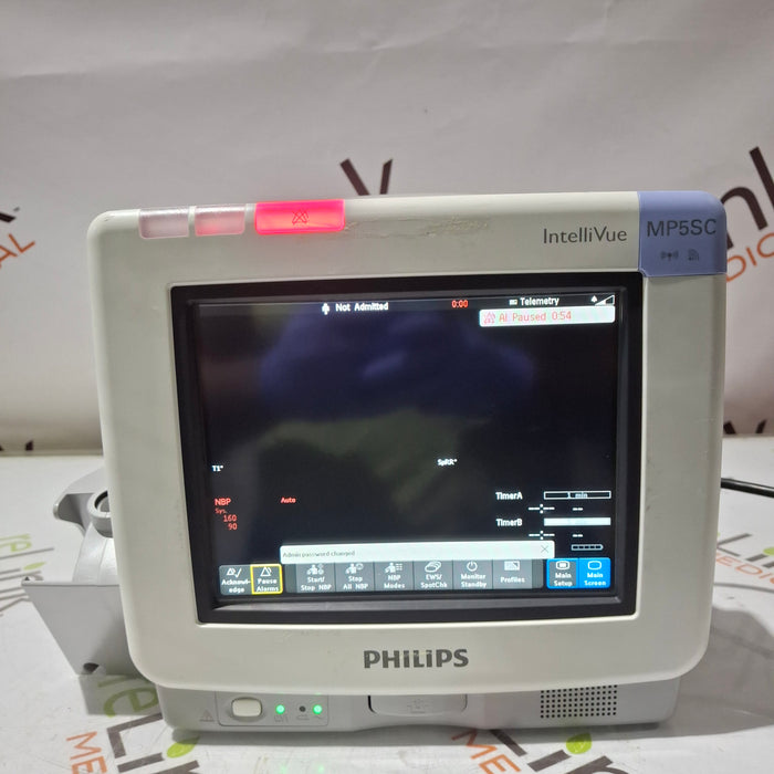 Philips IntelliVue MP5SC Fast SpO2, NIBP Spot Check Monitor