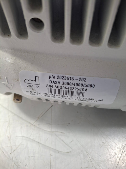 GE Healthcare Dash 4000 - Masimo SpO2 Patient Monitor