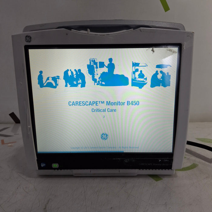 GE Healthcare Carescape B450 Critical Care Patient Monitor