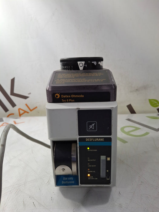 Datex-Ohmeda Tec 6 Plus Desflurane Vaporizer
