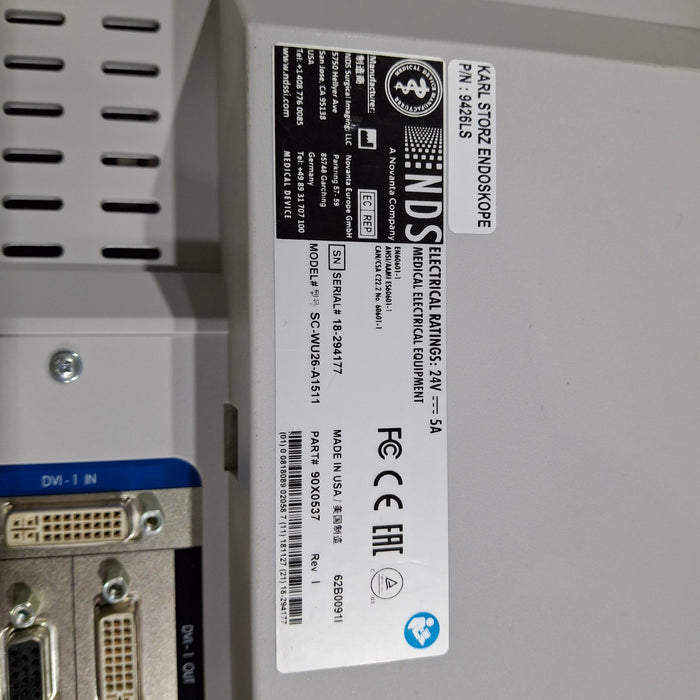 NDS Surgical Imaging SCWU26A1511 26" Medical Monitor