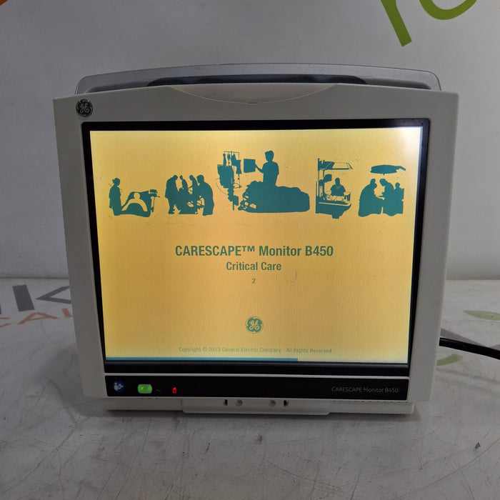 GE Healthcare Carescape B450 Critical Care Patient Monitor