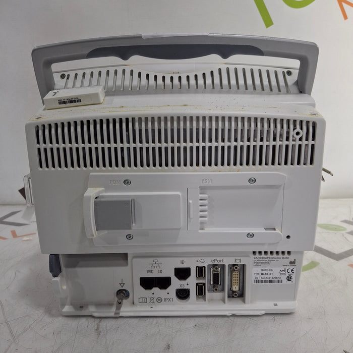 GE Healthcare Carescape B450 Critical Care Patient Monitor