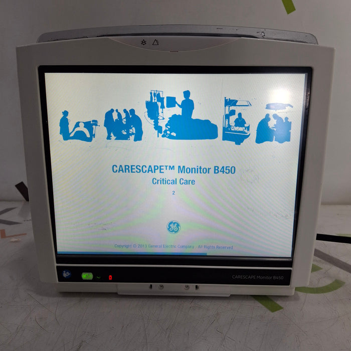 GE Healthcare Carescape B450 Critical Care Patient Monitor