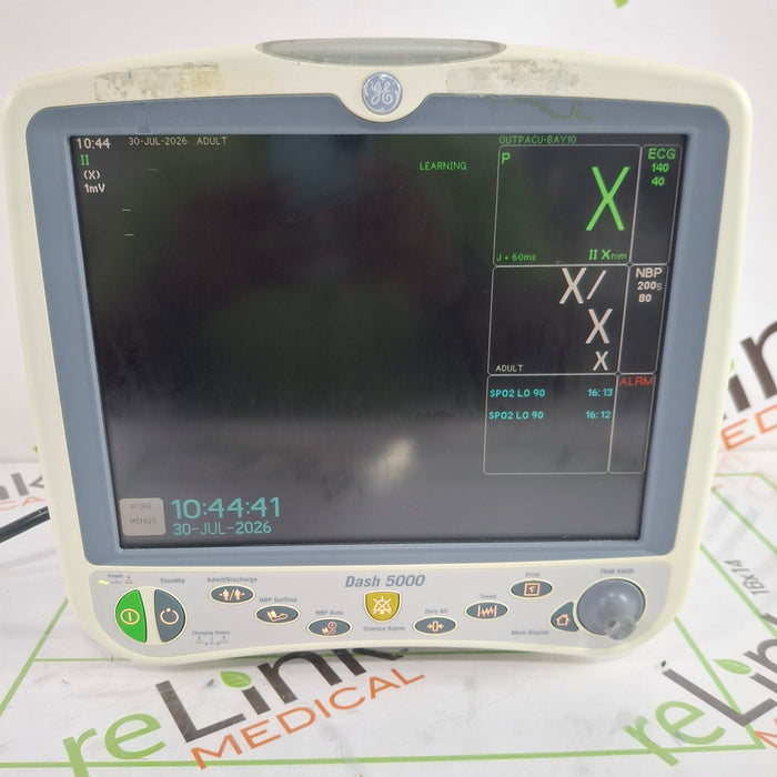 GE Healthcare Dash 5000 - GE/Nellcor SpO2 Patient Monitor