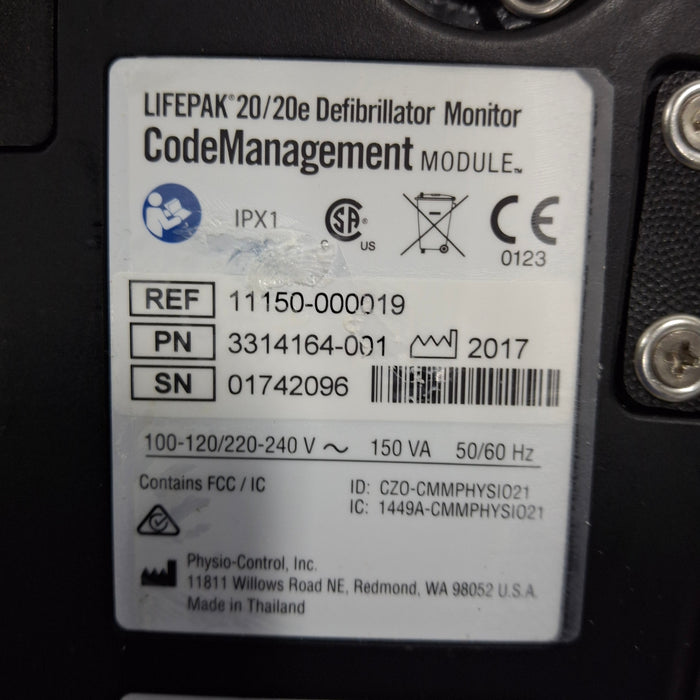 Physio-Control LifePak 20e Defibrillator