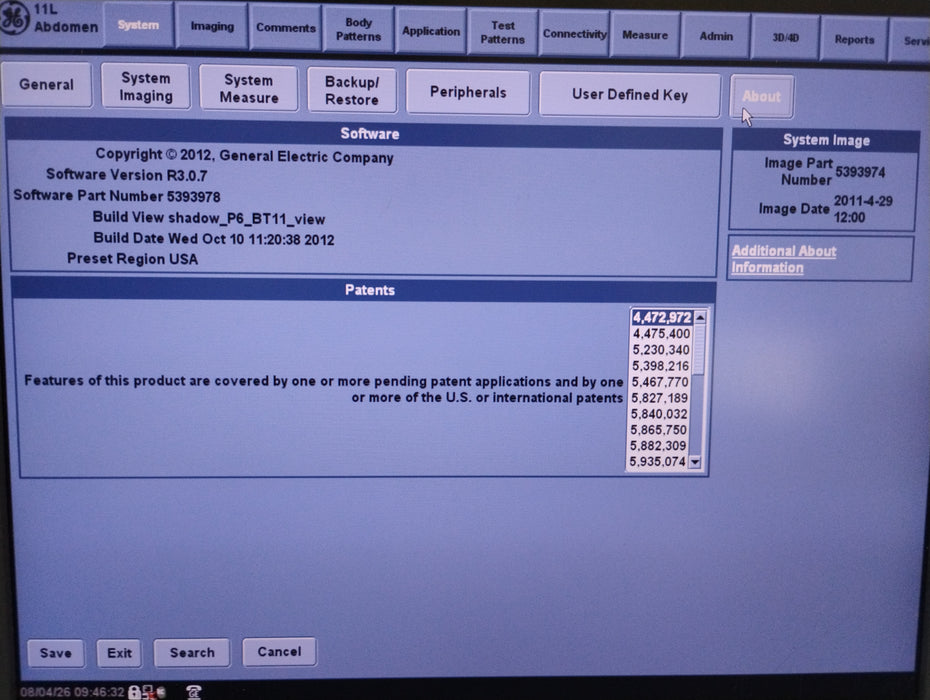 GE Healthcare Logiq P6 Ultrasound