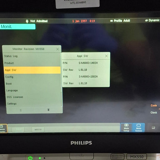 Philips Philips MX550 Portable/Bedside Patient Monitor Patient Monitors reLink Online