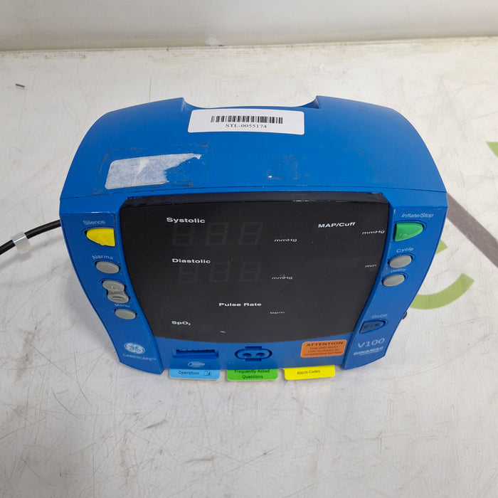 GE Healthcare Dinamap V100 - NIBP, SpO2 Vital Signs Monitor