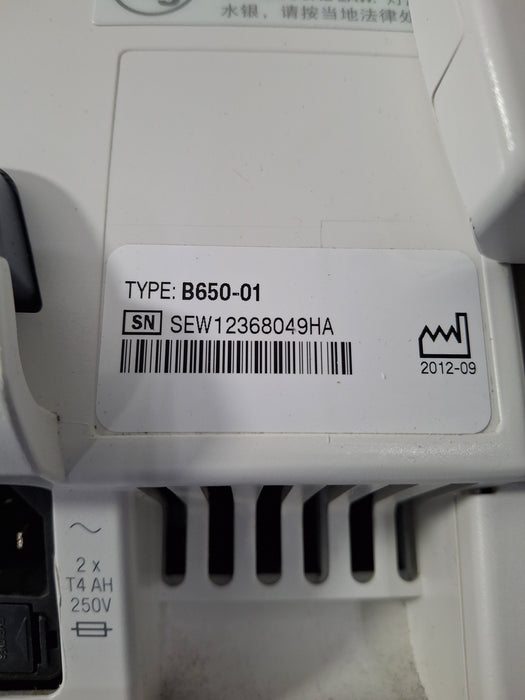 GE Healthcare Carescape B650 Critical Care Patient Monitor