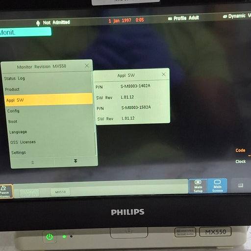 Philips Philips MX550 Portable/Bedside Patient Monitor Patient Monitors reLink Online