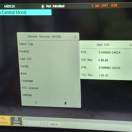 Philips Philips MX550 Portable/Bedside Patient Monitor Patient Monitors reLink Online