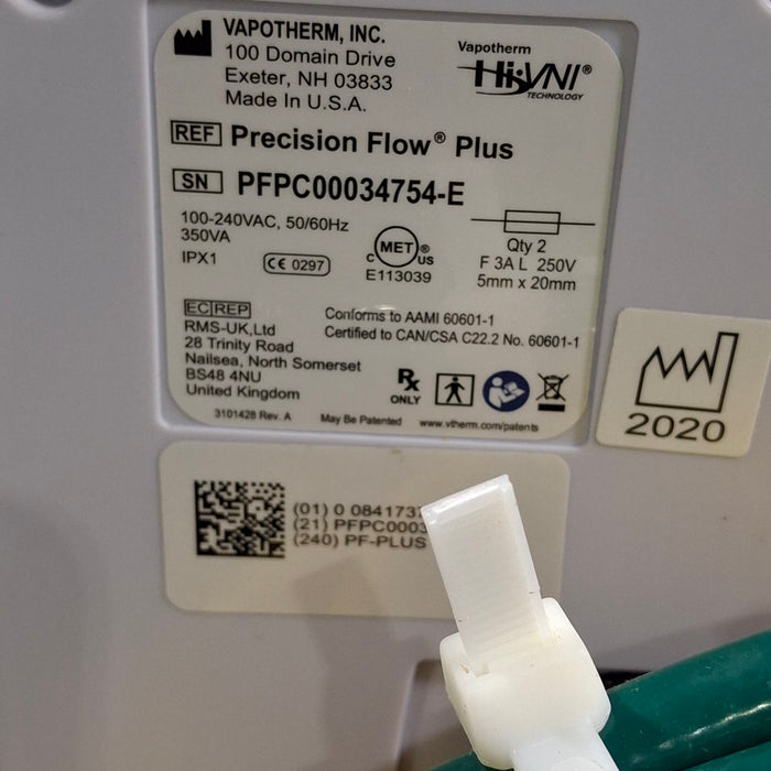 Vapotherm Precision Flow Plus Meter Humidifier