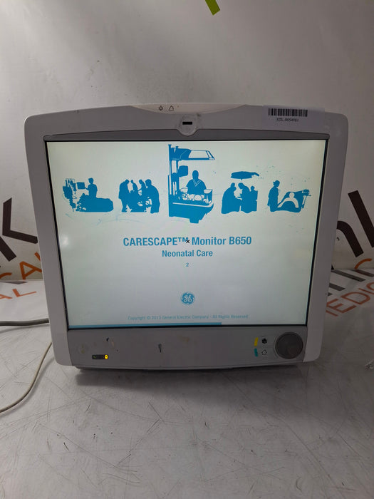 GE Healthcare Carescape B650 Neonatal Care Patient Monitor